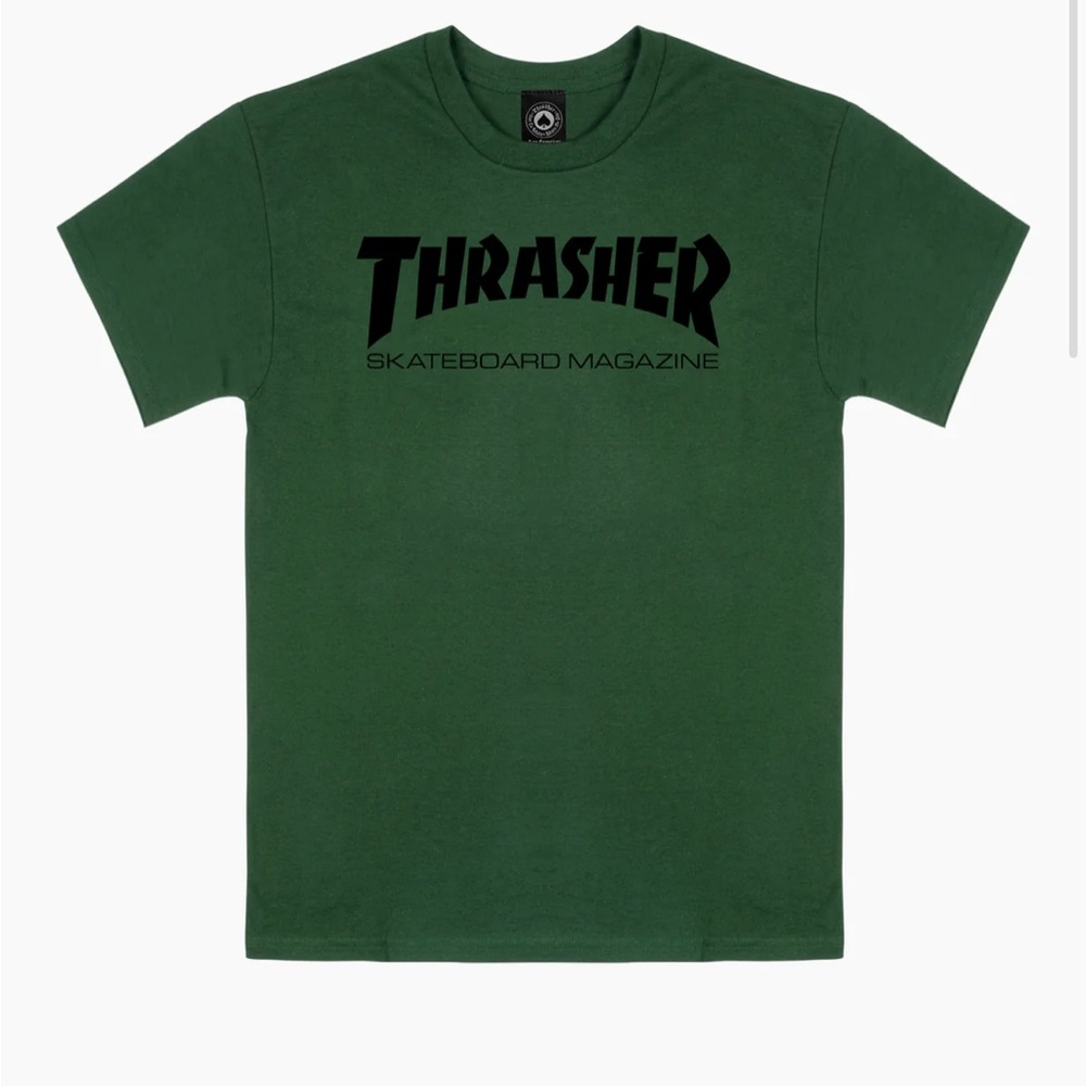 Thrasher Men's Green T-Shirt